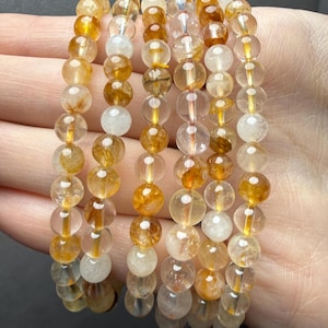 Golden Healer Quartz 6mm Bracelet