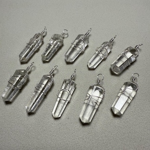 Clear Quartz Double Terminated Point Pendant