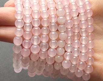 Rose Quartz 6mm Bracelet