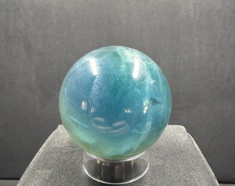 Blue / Green / Yellow Fluorite Sphere 2.28”