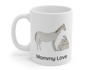Horse Mom and Baby Mug