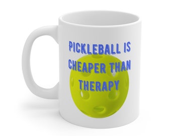 Pickleball Therapy Coffee Mug