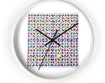 Unique Art with Moroccan Pattern Wall Clock