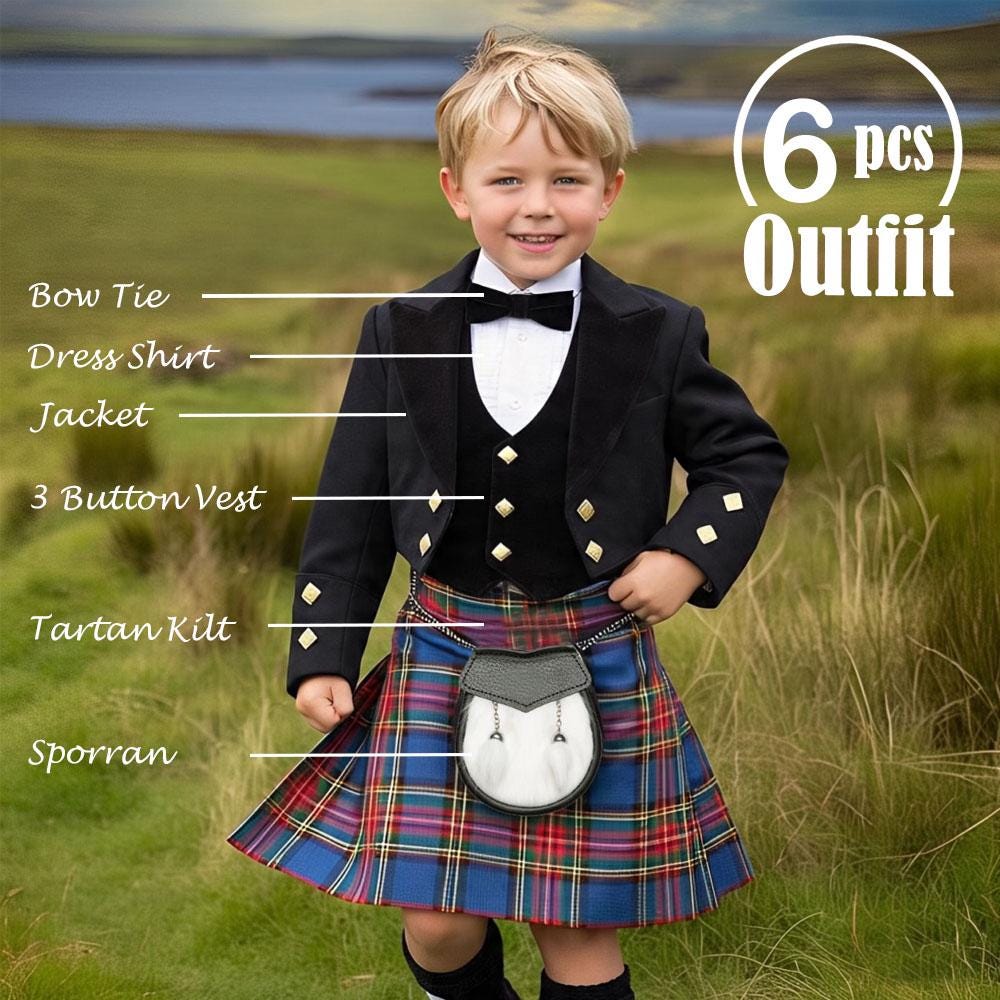 Boy Baby Girl Kilt Murray Of Atholl Ancient Tartan Baby Kilt Outfit
