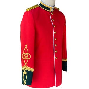 Männer Red Zulu War Anglo British Army Jacke Wolle Offizier Tunika British Coats 1879 World War Vintage Royal Garde Uniform Militärjacken