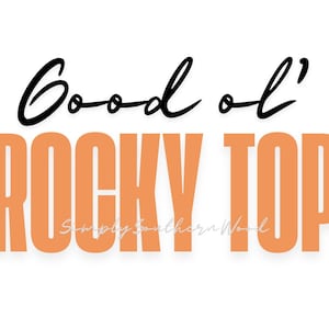 Tennessee Vols Good ol Rocky Top SVG