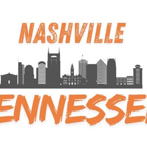 Skyline van Nashville, Tennessee