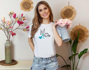 Koszulka Mom Life, Koszulka Mom Life, Koszulka dla chłopca Mom, Prezent dla mamy, Prezent na dzień matki, Koszulka na dzień matki, Koszulka Mom Life, Prezent dla niej, Prezent dla nowej mamy
