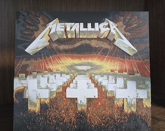 3D Metallica "Master Of Puppets" Album Art - Metalhead Gift