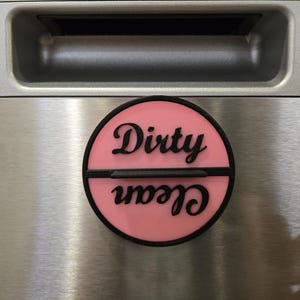 Clean Dirty Dishwasher Sign, Dirty Clean Dishwasher Magnet, House Warming Gift, Kitchen Magnet, Dishwasher Magnet, Dishwasher Sign