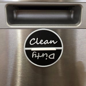 Clean Dirty Dishwasher Sign, Dirty Clean Dishwasher Magnet, House Warming Gift, Kitchen Magnet, Dishwasher Magnet, Dishwasher Sign