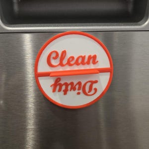 Clean Dirty Dishwasher Sign, Dirty Clean Dishwasher Magnet, House Warming Gift, Kitchen Magnet, Dishwasher Magnet, Dishwasher Sign
