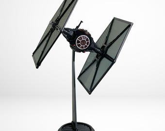 Star Wars Micro Galaxy Squadron First Order Tie Fighter Rotatable Flight Stand