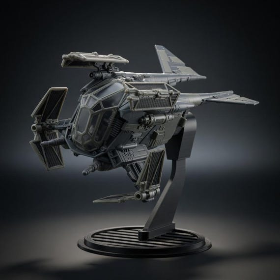 Star Wars Micro Galaxy Squadron LAAT/LE Stand | Rotatable 3D