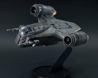 Razor Crest - Micro Galaxy Squadron Stand