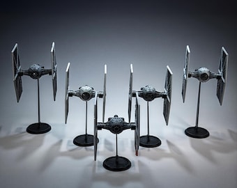 TIE Fighter - Micro Galaxy Squadron Stand - Black Squadron 5-Pack