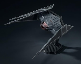 Kylo Ren's Tie Silencer - Micro Galaxy Squadron Stand