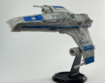 Star Wars Micro Galaxy Squadron E-Wing Rotatable Flight Stand