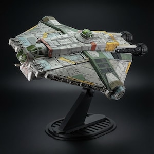 Micro Galaxy Squadron Stand for Ghost - Multiple Points of Rotation Version
