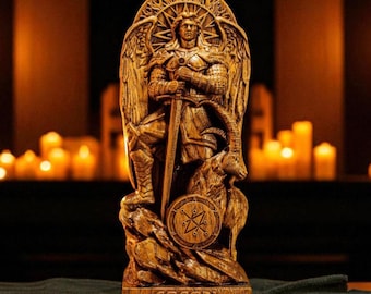 Estatua de Azazel, Estatua del Ángel Caído, Estatua del Demonio Goetia, Ars Goetia, Figura de Demonología, Arte del Demonio Goetia, Decoración Oculta, Estatua del Altar Demonio