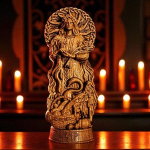 Sif Statue, Sif Figure, Sif Norse Goddess Statue, Viking Statue, Norse Pagan, Custom God Statue, Asatru, Norse Pagan Decor, Norse Figurine