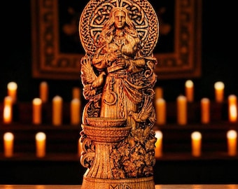 Eir Statue, Goddess of Healing, Eir Altar Figure, Viking Goddess Figurine, Heathen Altar, Norse Pagan Altar, Norse Gods, Viking Mythology