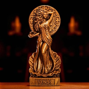 Venus Statue, Roman Goddess Venus, Venus Goddess Figure, Roman Goddess, Roman Mythology, Pagan Statue, Roman Pantheon, Custom God Statue