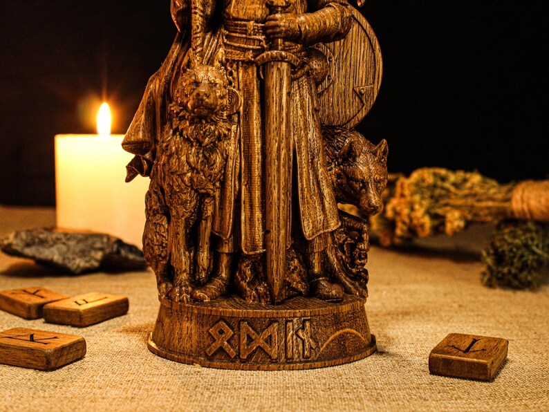 Norse god statue
