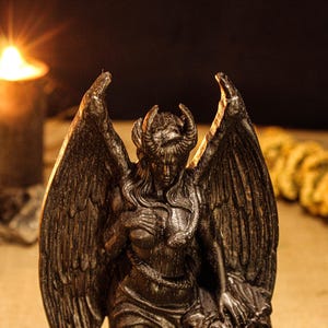 Wooden lilith figure