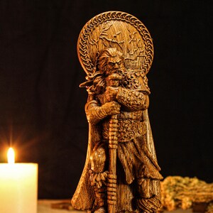 Pagan god statue