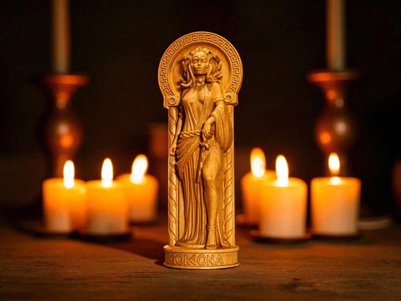 medusa gorgon statue