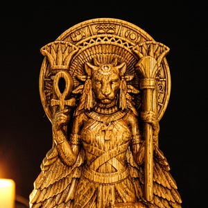 lion goddess figure