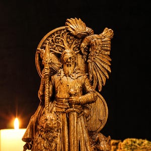 Wotan statue
