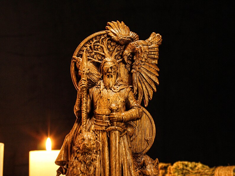 Wotan statue
