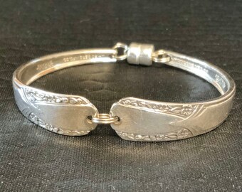 All Decked Out - Sm Art Deco Silverware Bracelet