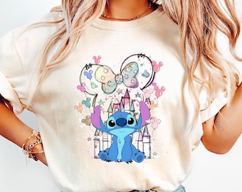 Disney Stitch Shirt, Mickey Castle Tee, Lilo and Stitch Tee, Minnie Bow Shirt, Magic Kingdom Shirt, Disneyland Shirt, Disney Vacation Shirts