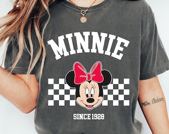 Minnie Mouse Shirt, Minnie est 1928 shirt, Girl Birthday Gifts, Disney Minnie Shirt, Disney Vacation Shirt, Disney Minnie Mouse Gift.