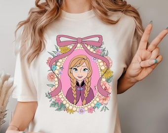 Princess Anna Shirt, Frozen Shirt, Frozen Anna Shirt, Princess Anna Shirt, Mickey Ears Tee, Frozen Characters, Disney Princess Shirts