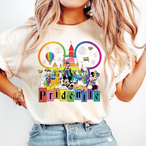 Mickey and Friends Pride Shirt, Disney LGBTQ T-Shirt, Disney Pride Checkered Shirt, Disney Pride Month Tee, Disney Lesbian Gay Shirt