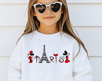 Disney Paris Shirt, Mickey Minnie Eiffel Tower Shirt, Disneyland Paris Vacation Shirt, Family Matching Paris Shirt, Disney Trip Shirt