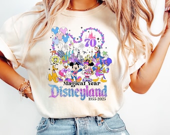 Disney Magic 70th Anniversary Shirt, Disney Family Tee, Disneyland Family Vacay Shirt, Disneyland Anniversary Shirt, 70 Years of Magic Tee