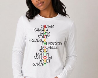 Camiseta "Sueña como Martin", Camiseta de la Historia Negra, Orgullo Negro, Martin Luther King Jr., MLK, Afroamericano Lucha como Malcolm, Juneteenth