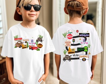 Disney McQueen Christmas Kids Shirt, Pixar Car Christmas Toddler Sweatshirt, Xmas McQueen Toddler Shirt, McQueen Two-Sided Kids Shirt