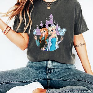 Princess Anna Shirt, Frozen Shirt, Frozen Anna Shirt, Princess Anna Shirt, Mickey Ears Tee, Frozen Characters, Disney Princess Shirts image 11