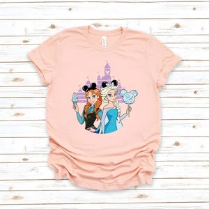 Princess Anna Shirt, Frozen Shirt, Frozen Anna Shirt, Princess Anna Shirt, Mickey Ears Tee, Frozen Characters, Disney Princess Shirts image 5