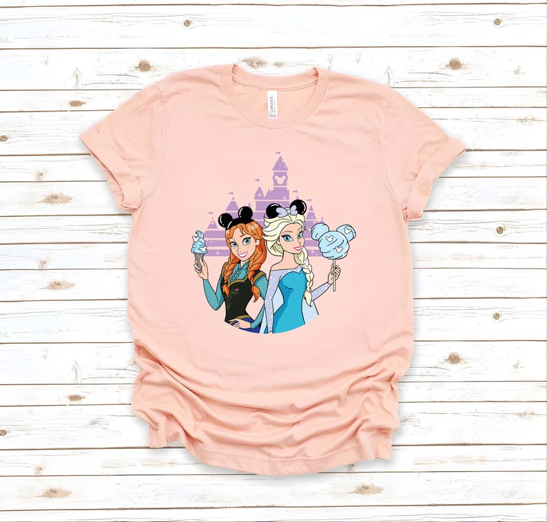 Princess Anna Shirt, Frozen Shirt, Frozen Anna Shirt, Princess Anna Shirt, Mickey Ears Tee, Frozen Characters, Disney Princess Shirts image 5
