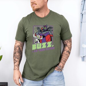 Camiseta de Disney Buzz "Soy tu padre", camiseta de Disney Zurg, camiseta familiar de Disneyland, camiseta de la película Toy Story, camiseta de Buzz Lightyear, camiseta del Día del Padre imagen 2