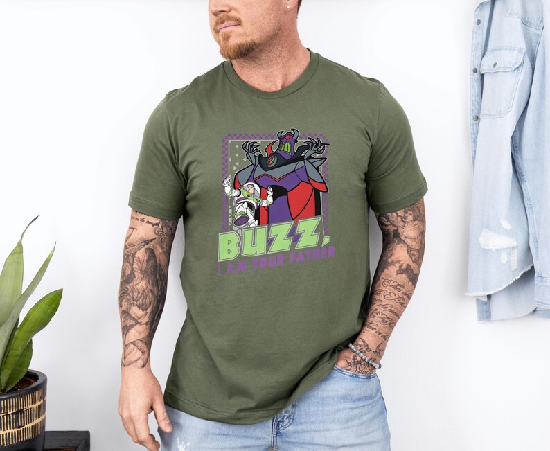 Camiseta de Disney Buzz "Soy tu padre", camiseta de Disney Zurg, camiseta familiar de Disneyland, camiseta de la película Toy Story, camiseta de Buzz Lightyear, camiseta del Día del Padre imagen 2