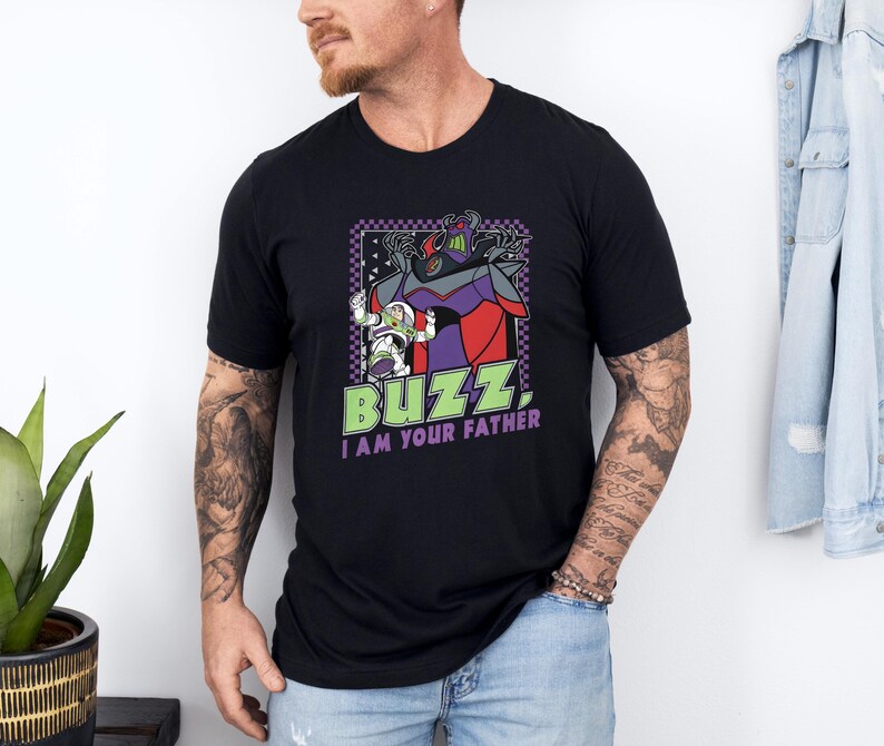 Camiseta de Disney Buzz "Soy tu padre", camiseta de Disney Zurg, camiseta familiar de Disneyland, camiseta de la película Toy Story, camiseta de Buzz Lightyear, camiseta del Día del Padre imagen 1