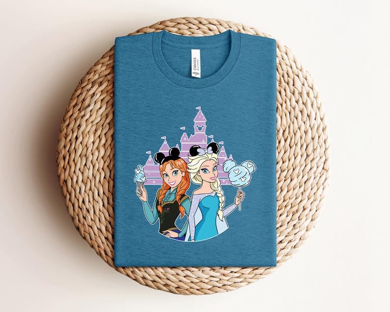 Princess Anna Shirt, Frozen Shirt, Frozen Anna Shirt, Princess Anna Shirt, Mickey Ears Tee, Frozen Characters, Disney Princess Shirts image 12